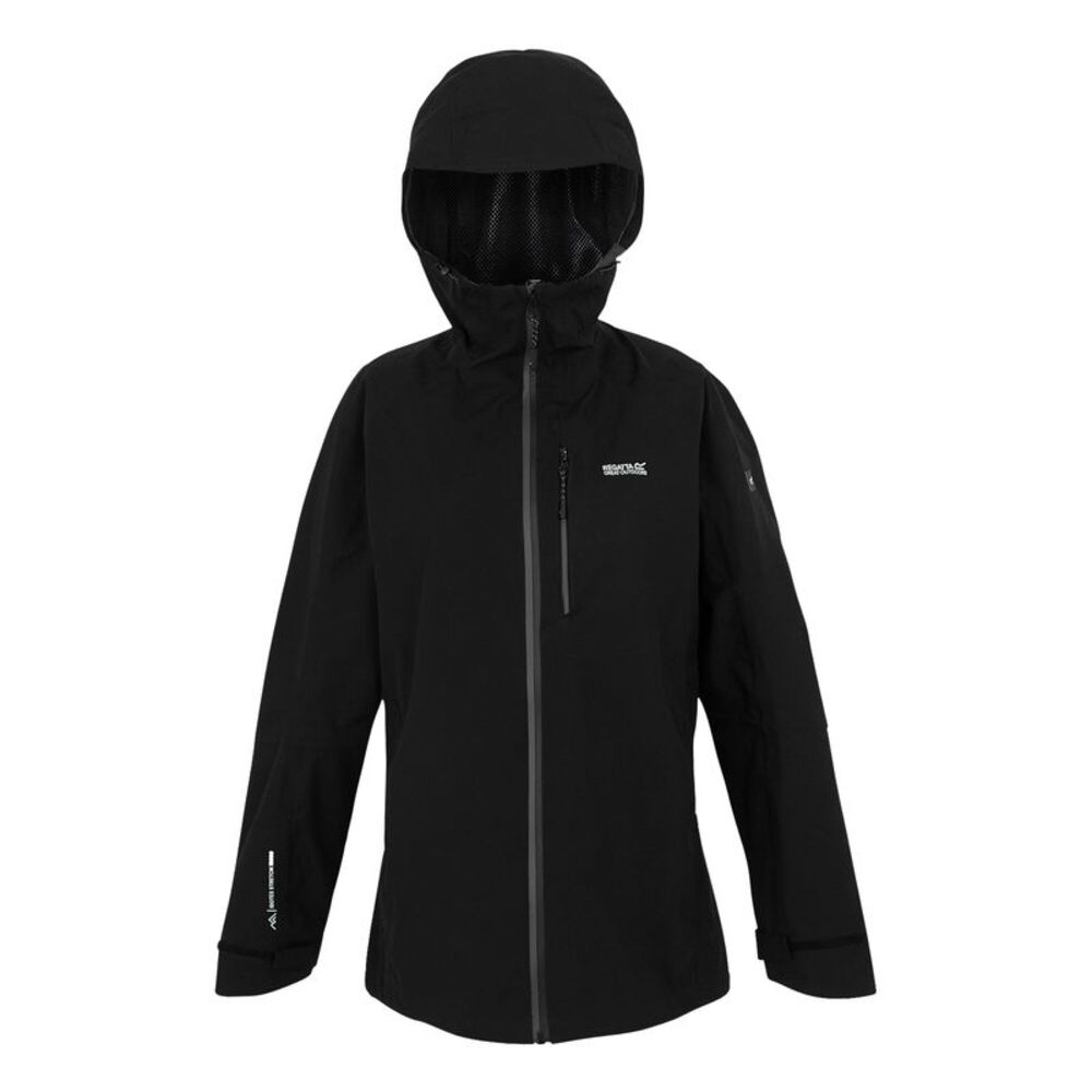 Regatta Womens/Ladies Birchdale II Waterproof Jacket / Black/Seal Grey